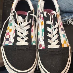 Vans Multicolor Checkered Sneakers